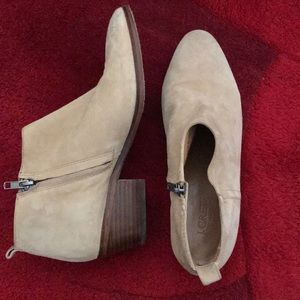 J Crew Tan Suede Booties